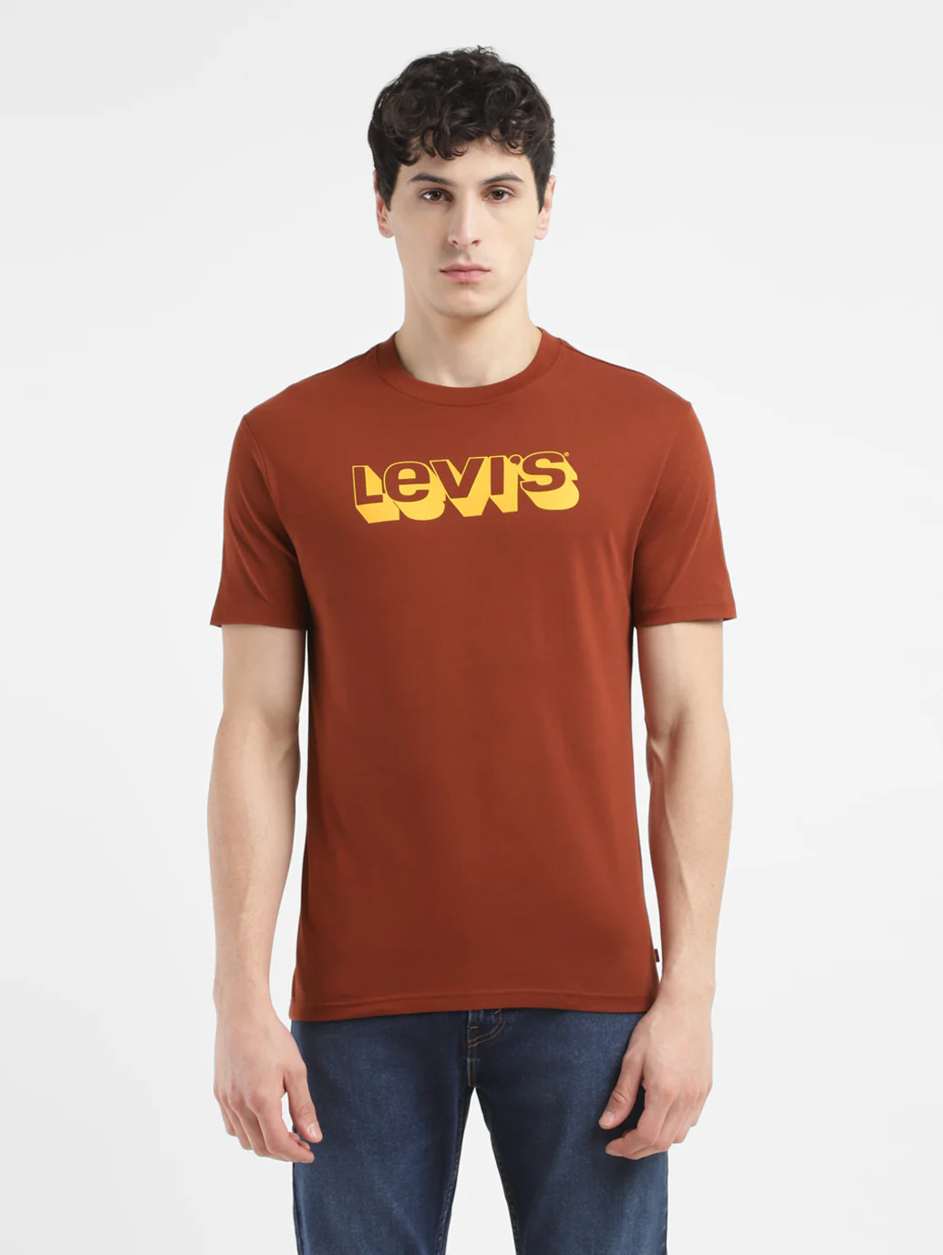 Men's Brand Logo Crew Neck T-Shirt - Image 2