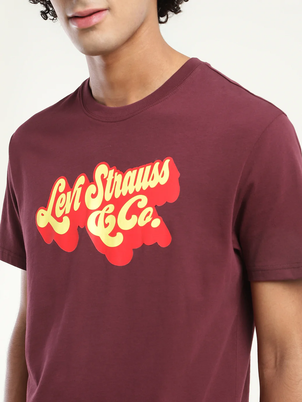 Men's Brand Logo Crew Neck T-Shirt - Image 2