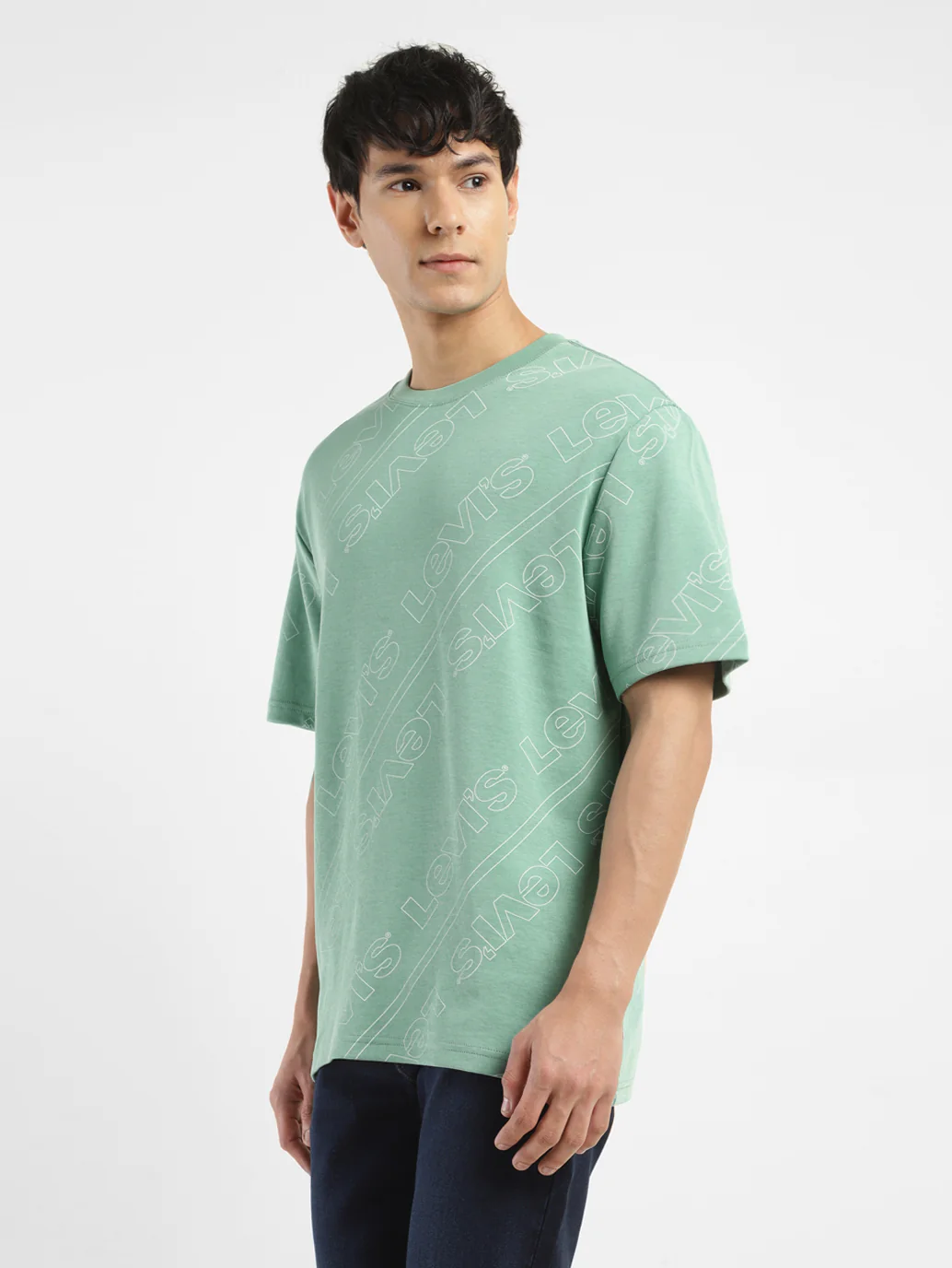 Men's Brand Logo Crew Neck T-shirt - Image 4