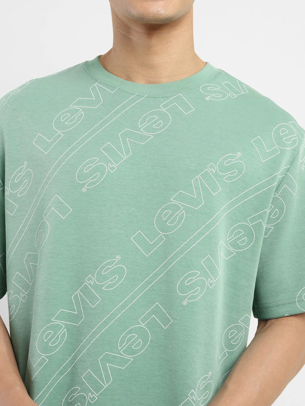 Men's Brand Logo Crew Neck T-shirt - Image 5