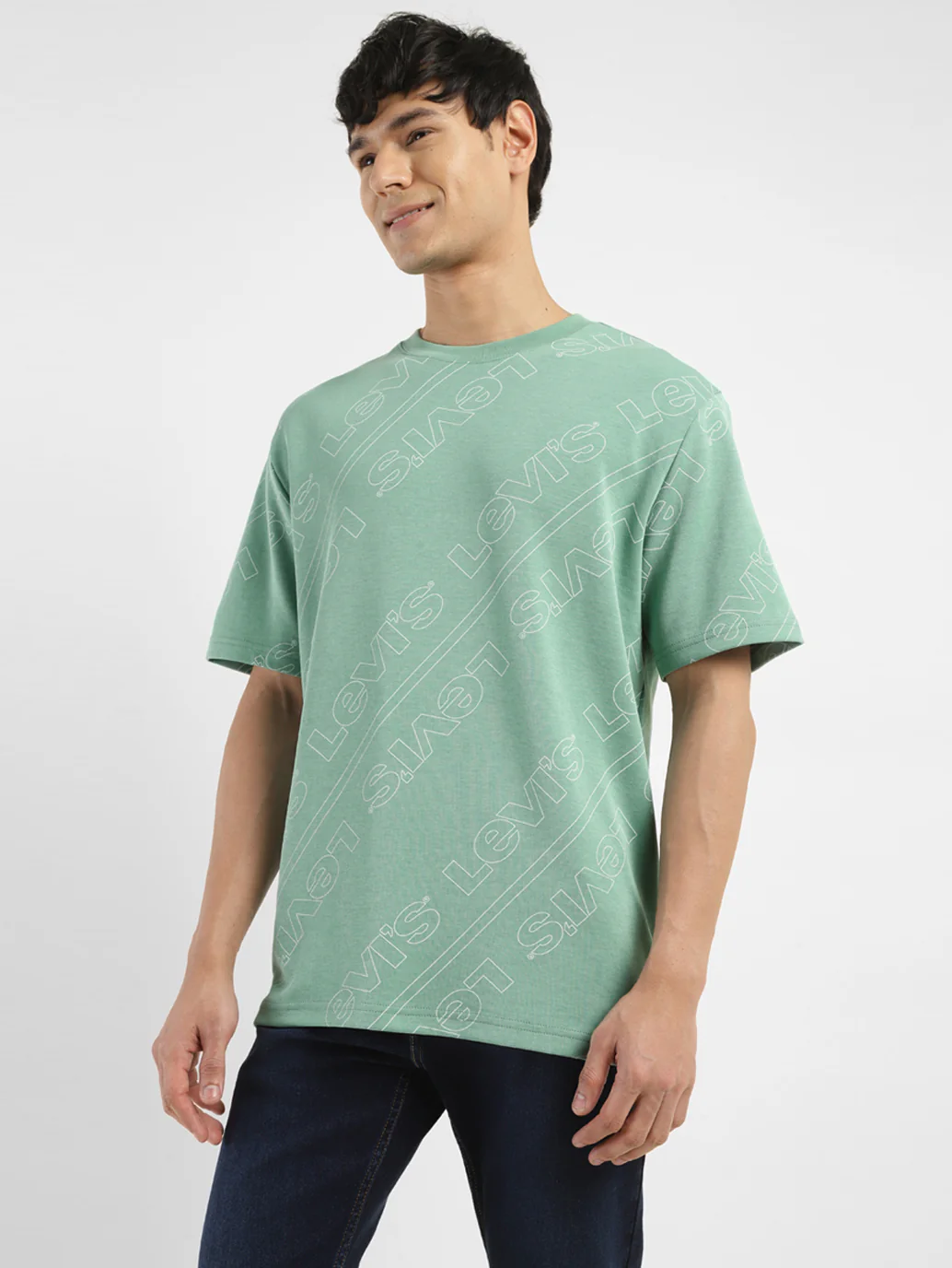 Men's Brand Logo Crew Neck T-shirt - Image 7