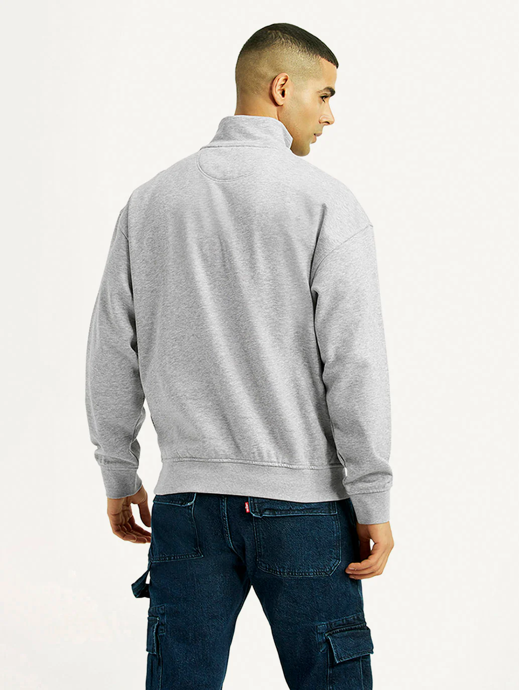Men's Brand Logo Regular Fit Sweatshirt - Image 2