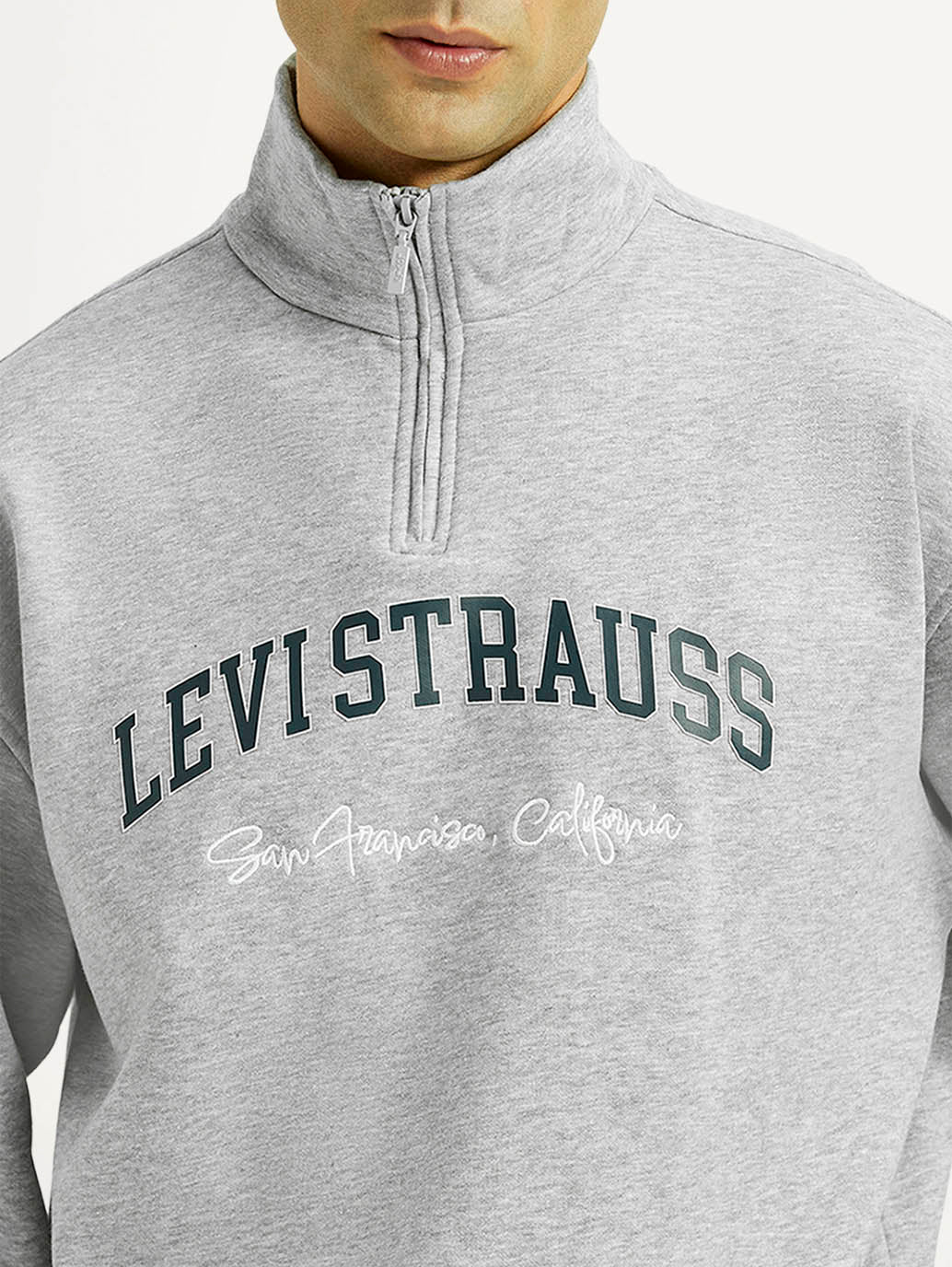Men's Brand Logo Regular Fit Sweatshirt - Image 4