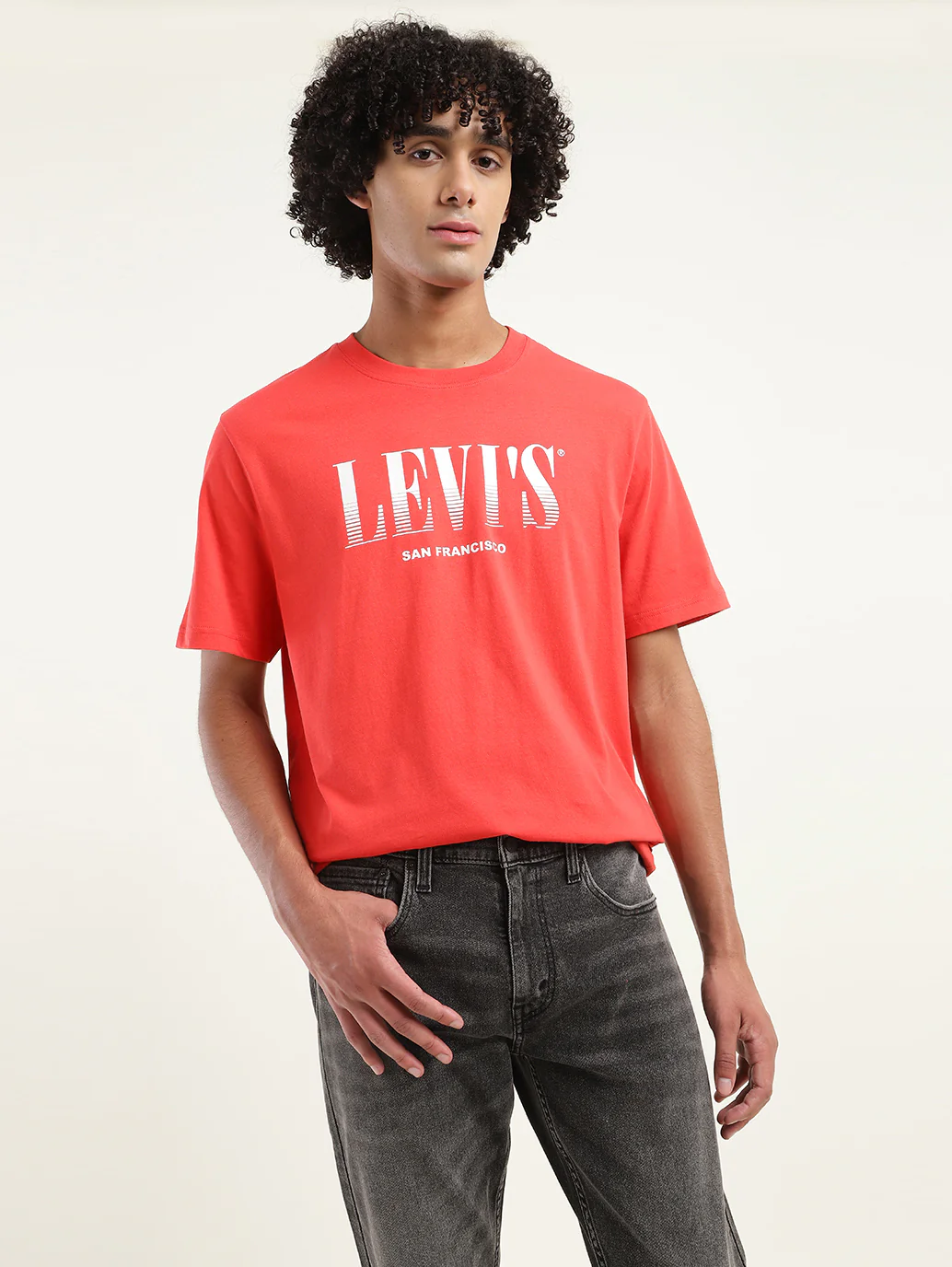 Men's Brand Logo Oversized T-Shirt - Image 2