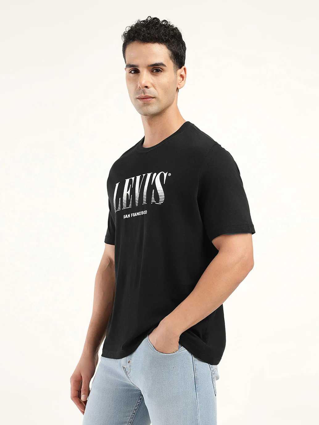 Men's Brand Logo Loose Fit T-Shirt - Image 5