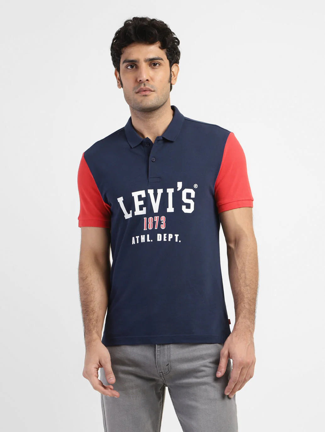 Men's Brand Logo Polo T-shirt - Image 2