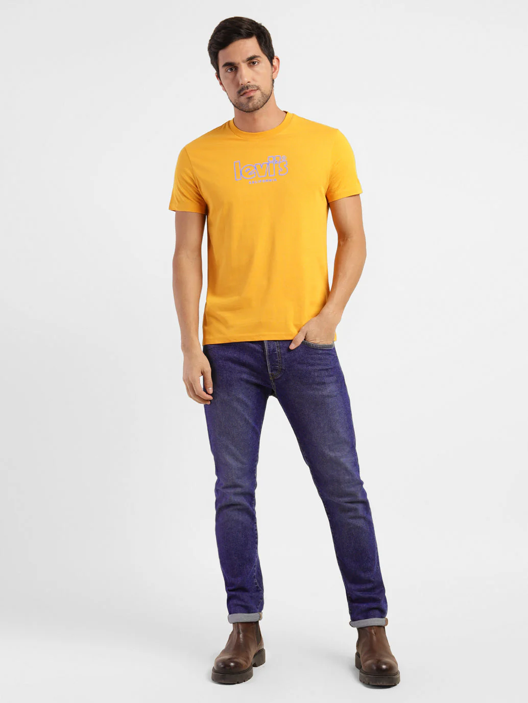 Men's Brand Logo Slim Fit T-shirt - Image 8