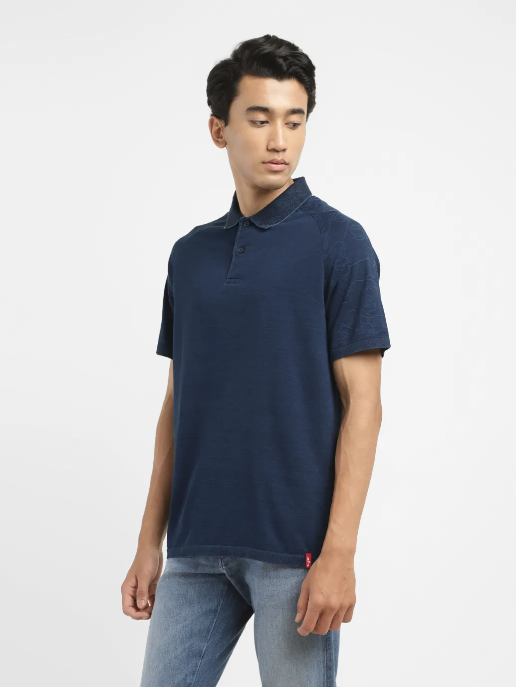 Men's Brand Logo Slim Fit Polo T-shirt - Image 4