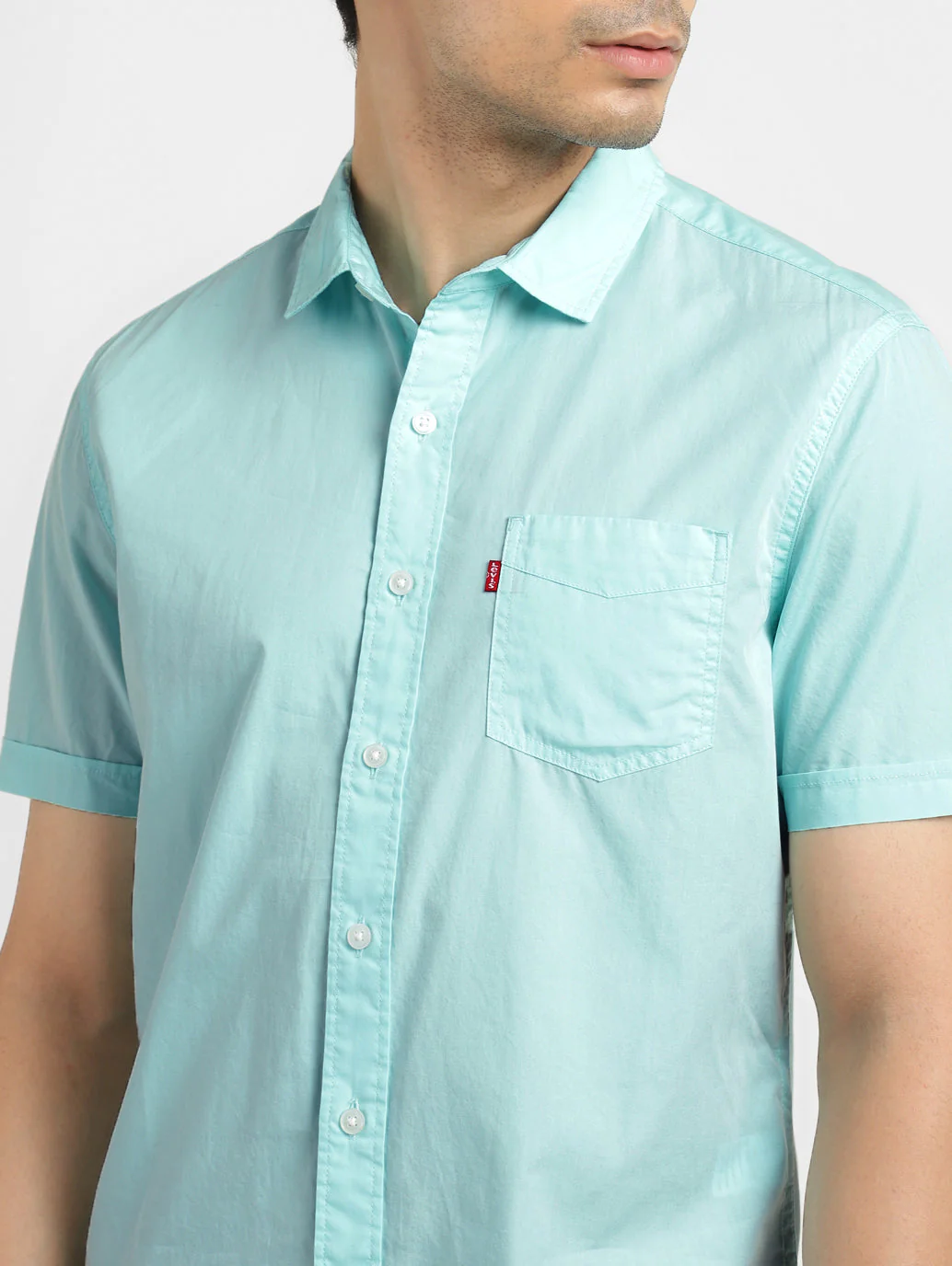 Men's Brand Logo Slim Fit Shirt - Image 5