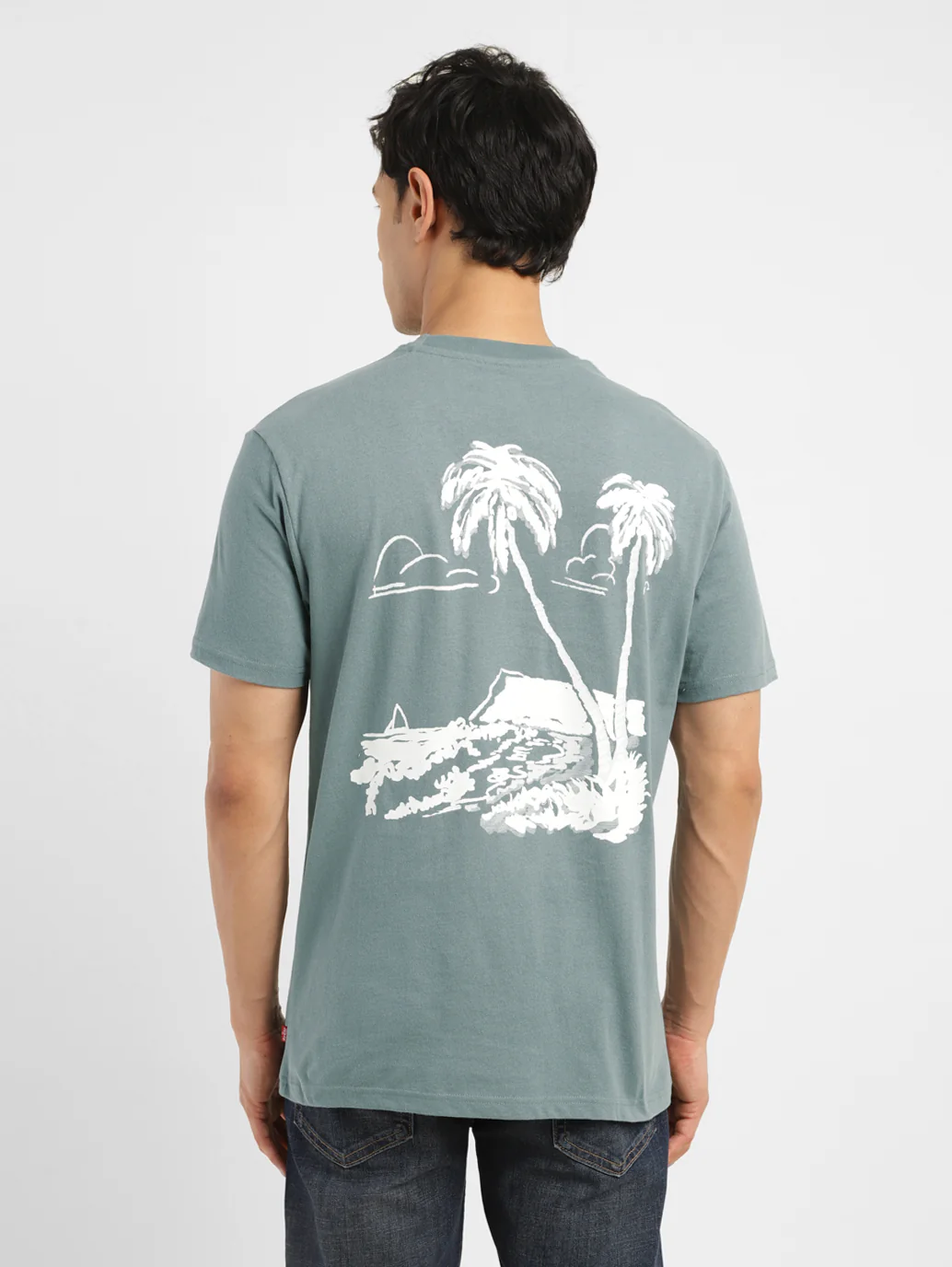 Men's Brand Logo Slim Fit T-shirt - Image 2