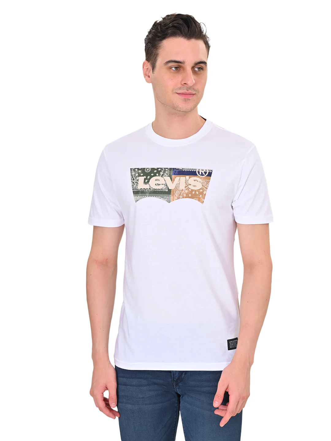 Men's Brand Logo Slim Fit T-shirt - Image 4