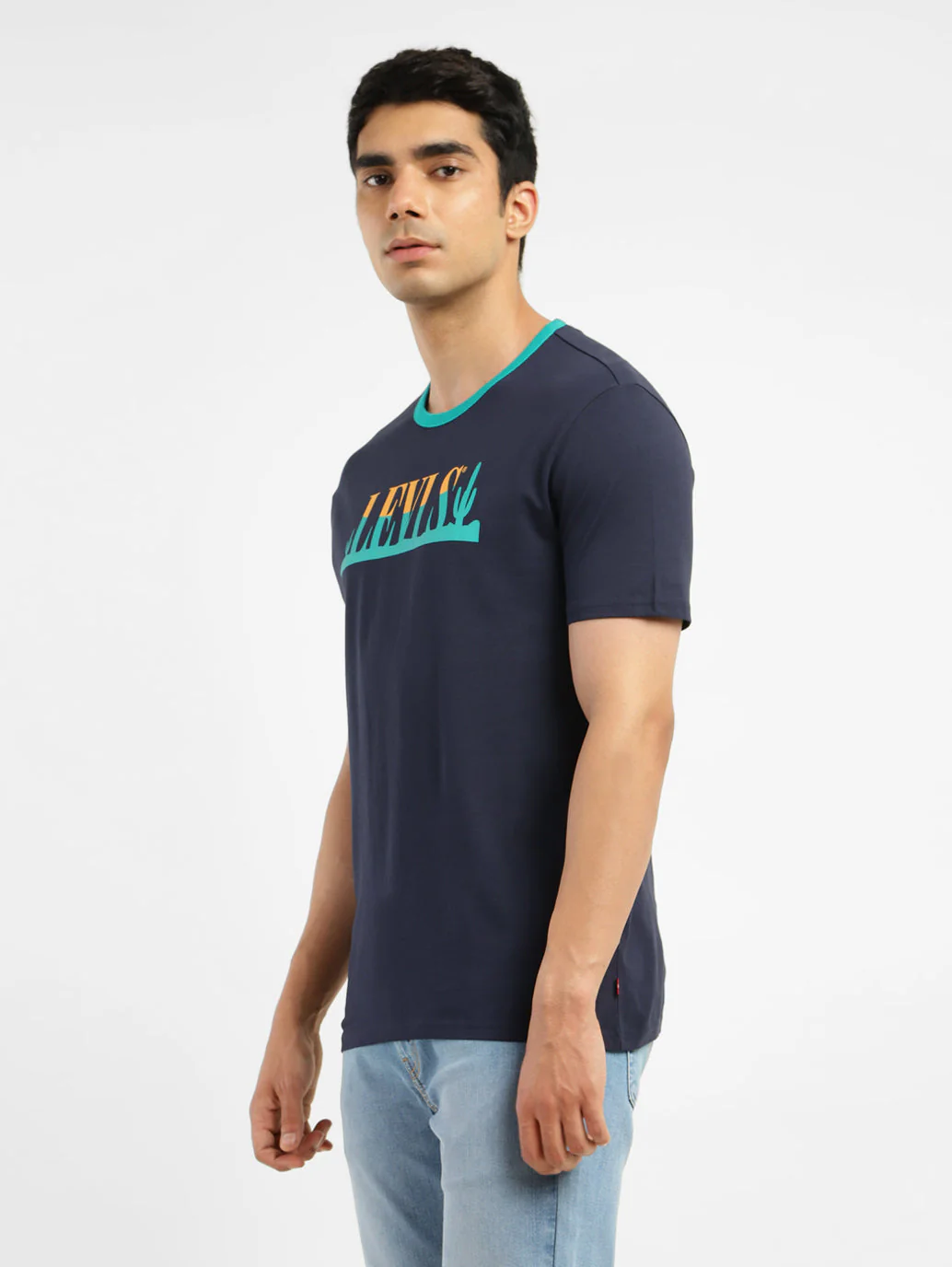 Men's Brand Logo Slim Fit T-shirt - Image 4