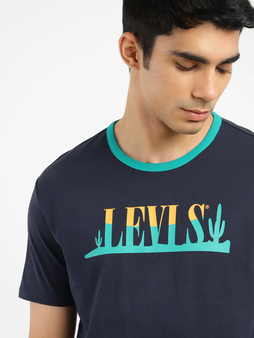 Men's Brand Logo Slim Fit T-shirt - Image 5