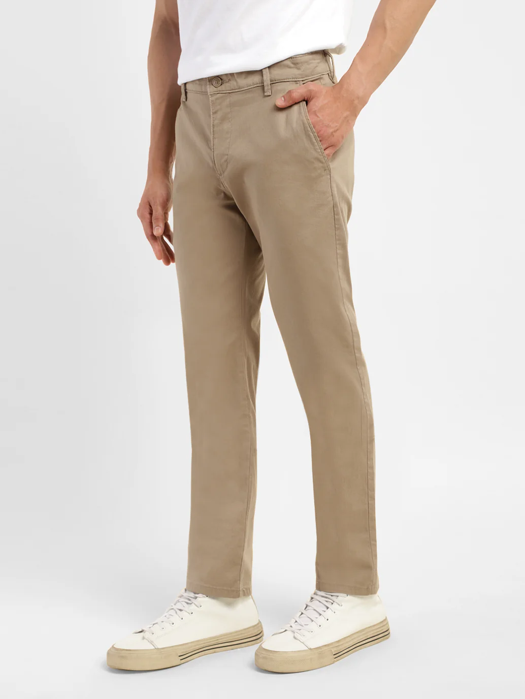 Men's 511 Brown Slim Fit Chinos - Image 2