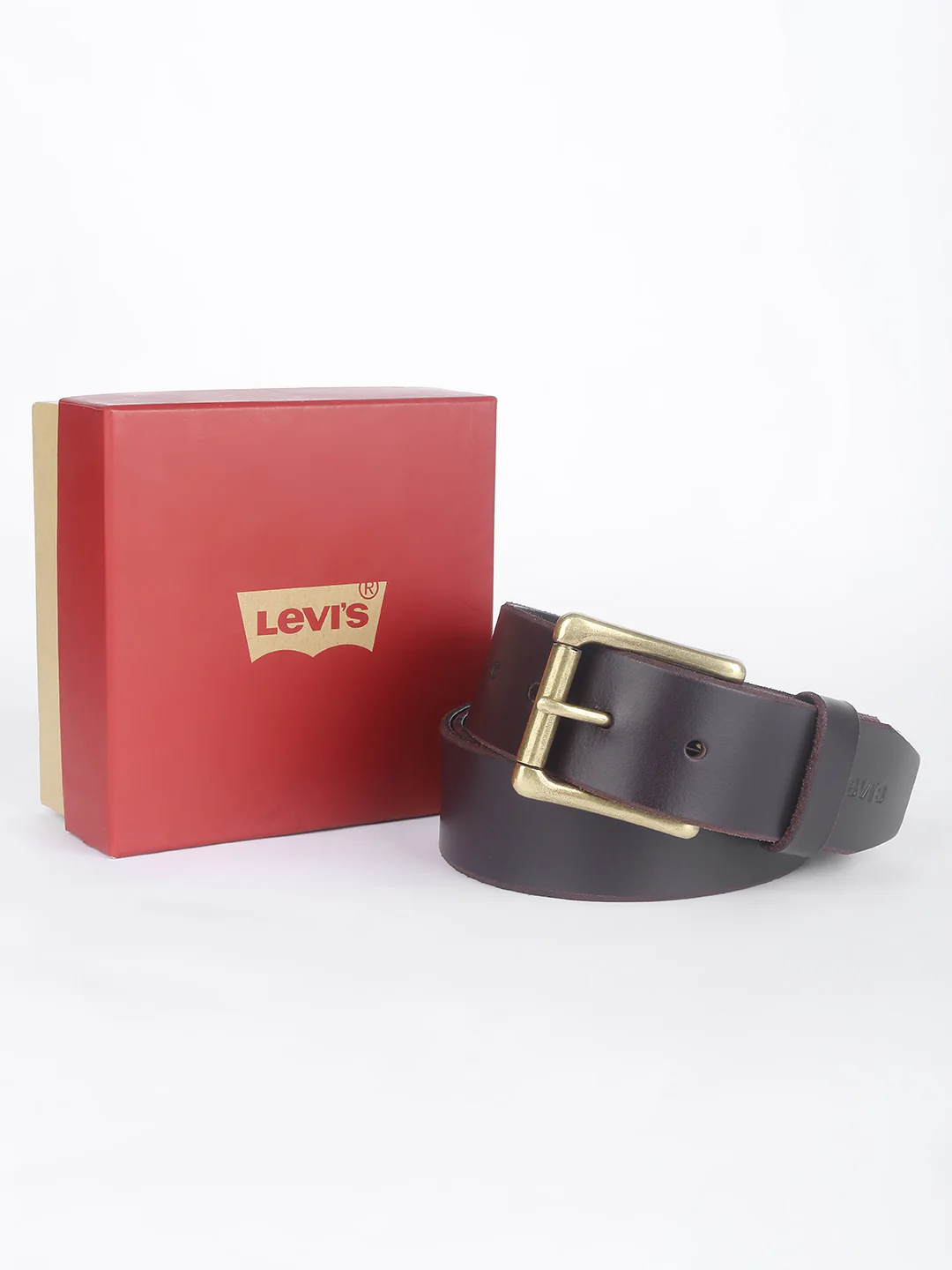 Men's Brown Solid Belt - Image 5