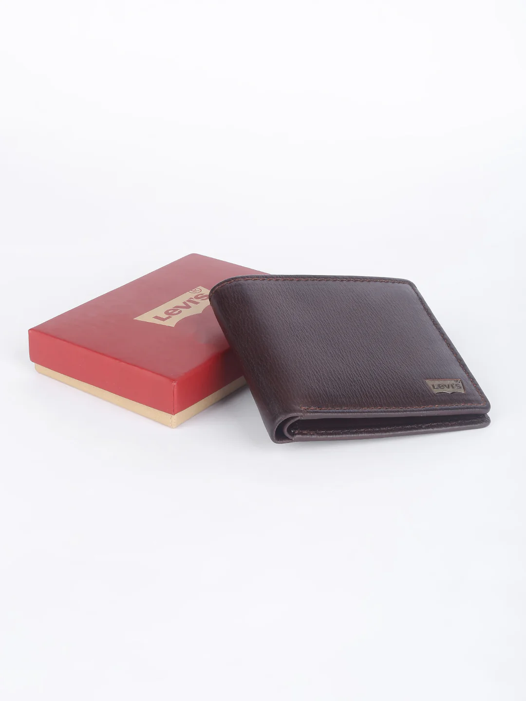 Men's Brown Solid Bi-Fold Wallet - Image 7