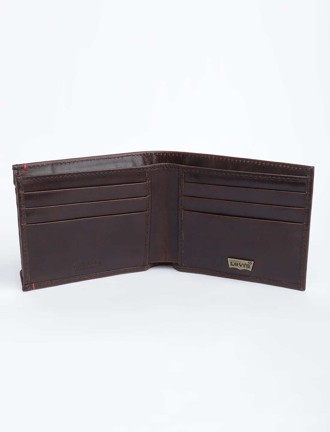 Men's Brown Solid Bi-Fold Wallet - Image 5