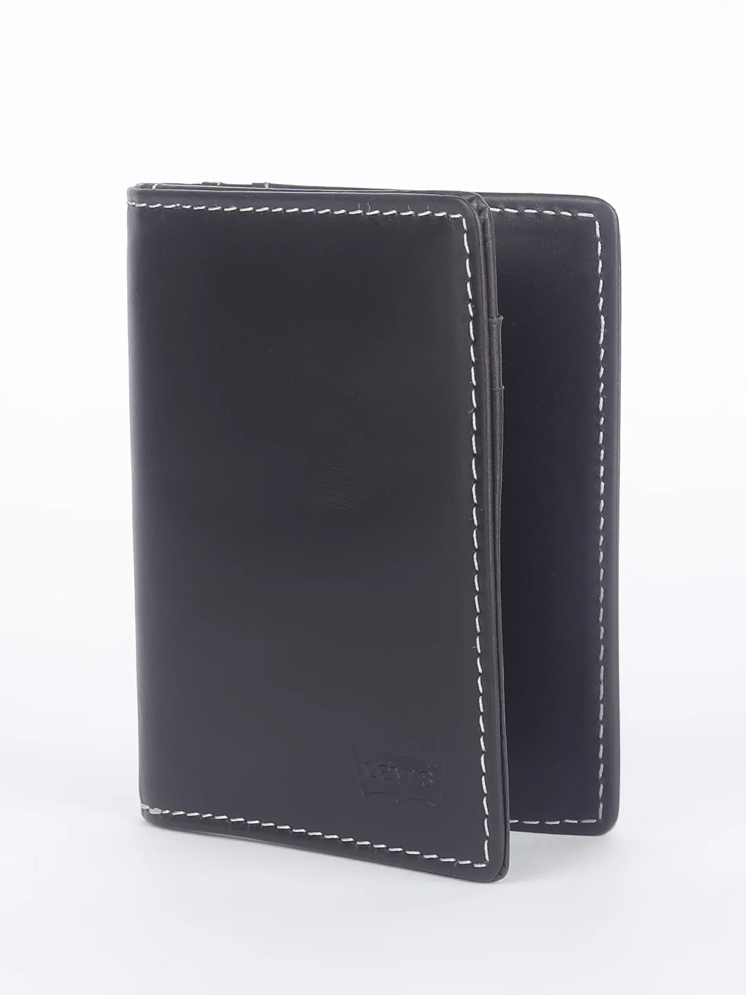 Men's Brown Solid Card Holder - Image 3