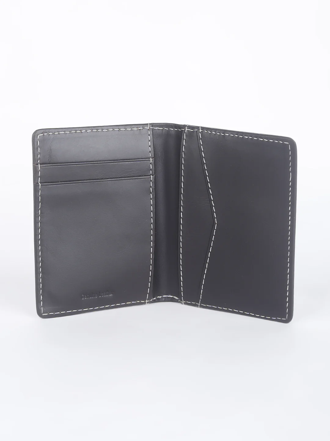 Men's Brown Solid Card Holder - Image 5