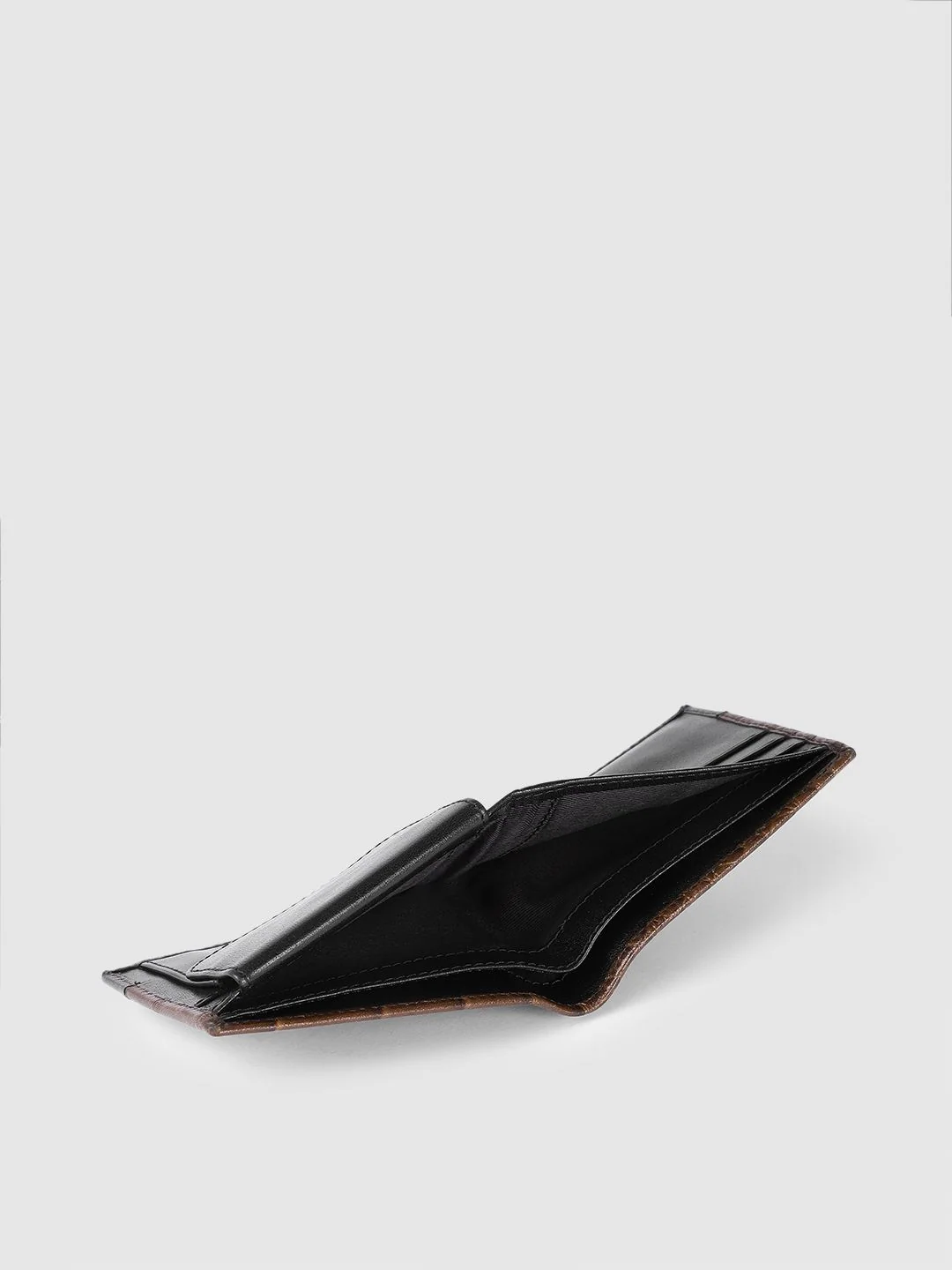 Men's Brown Textured Card Holder - Image 6
