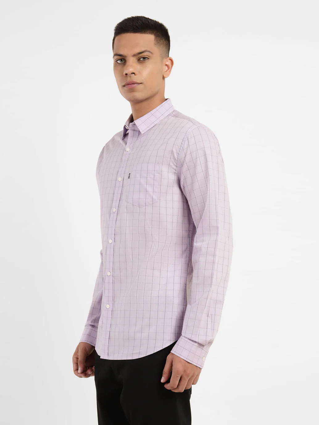 Men's Checkered Slim Fit Shirt - Image 4