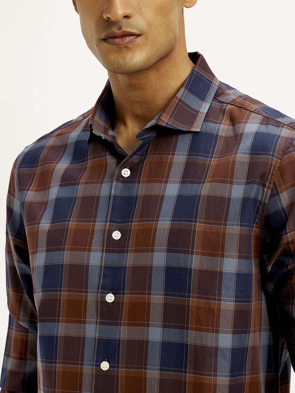 Men's Redloop Checkered Slim Fit Shirt - Image 4