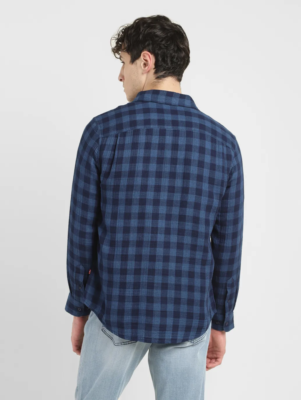 Men's Checkered Slim Fit Shirt - Image 3