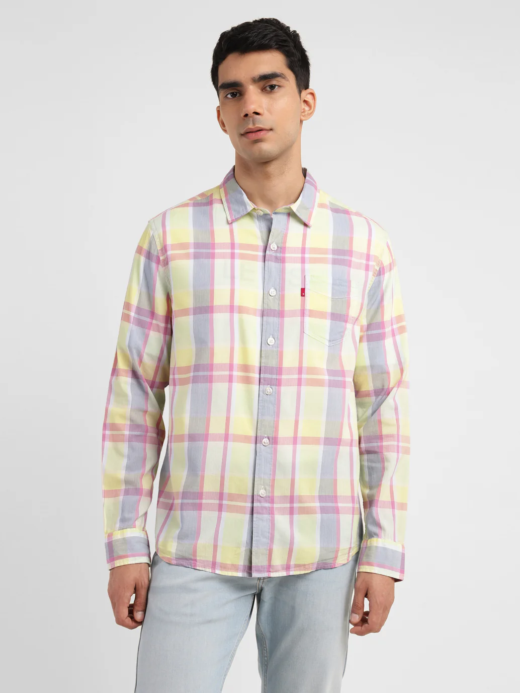 Men's Checkered Slim Fit Shirt - Image 2