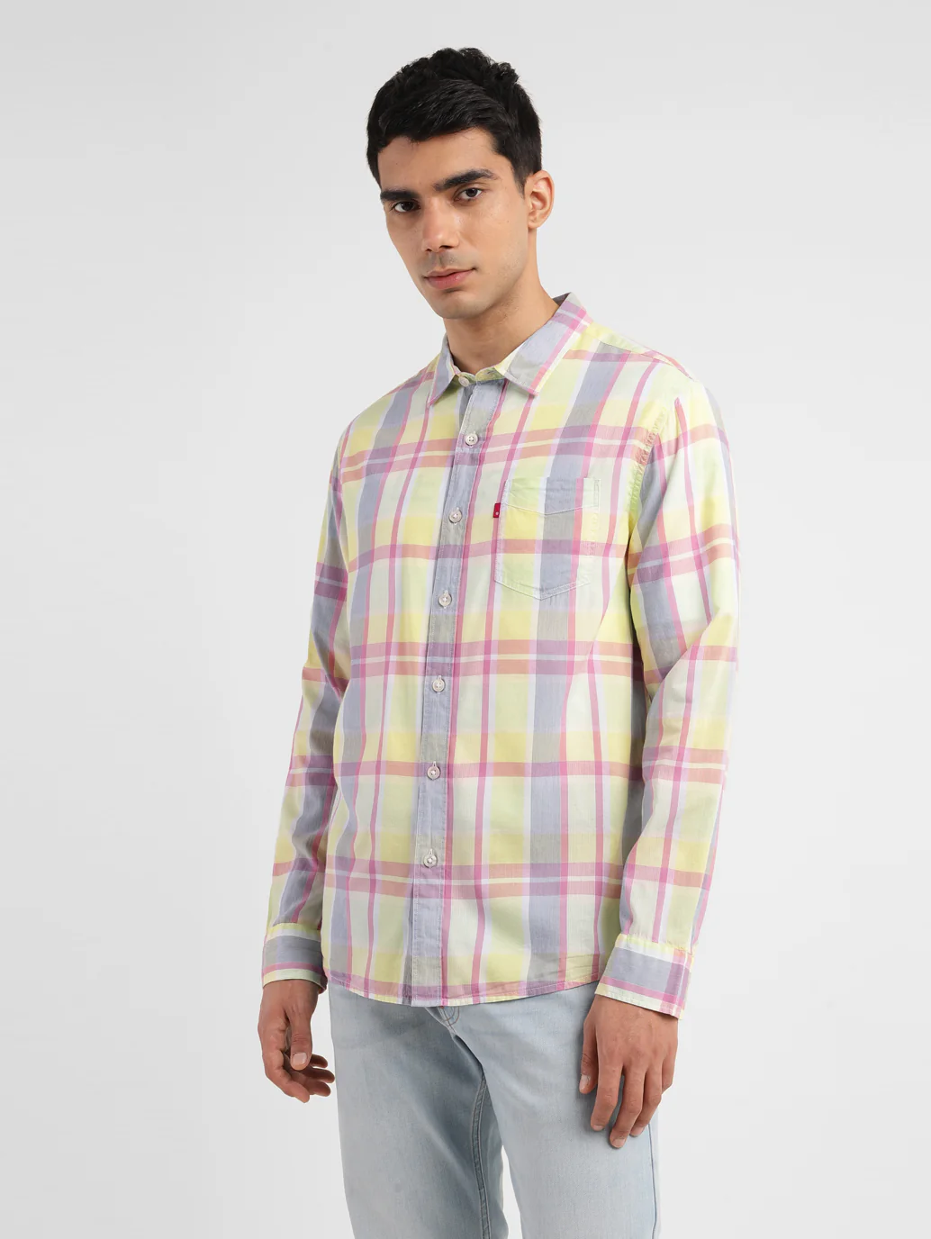 Men's Checkered Slim Fit Shirt - Image 5