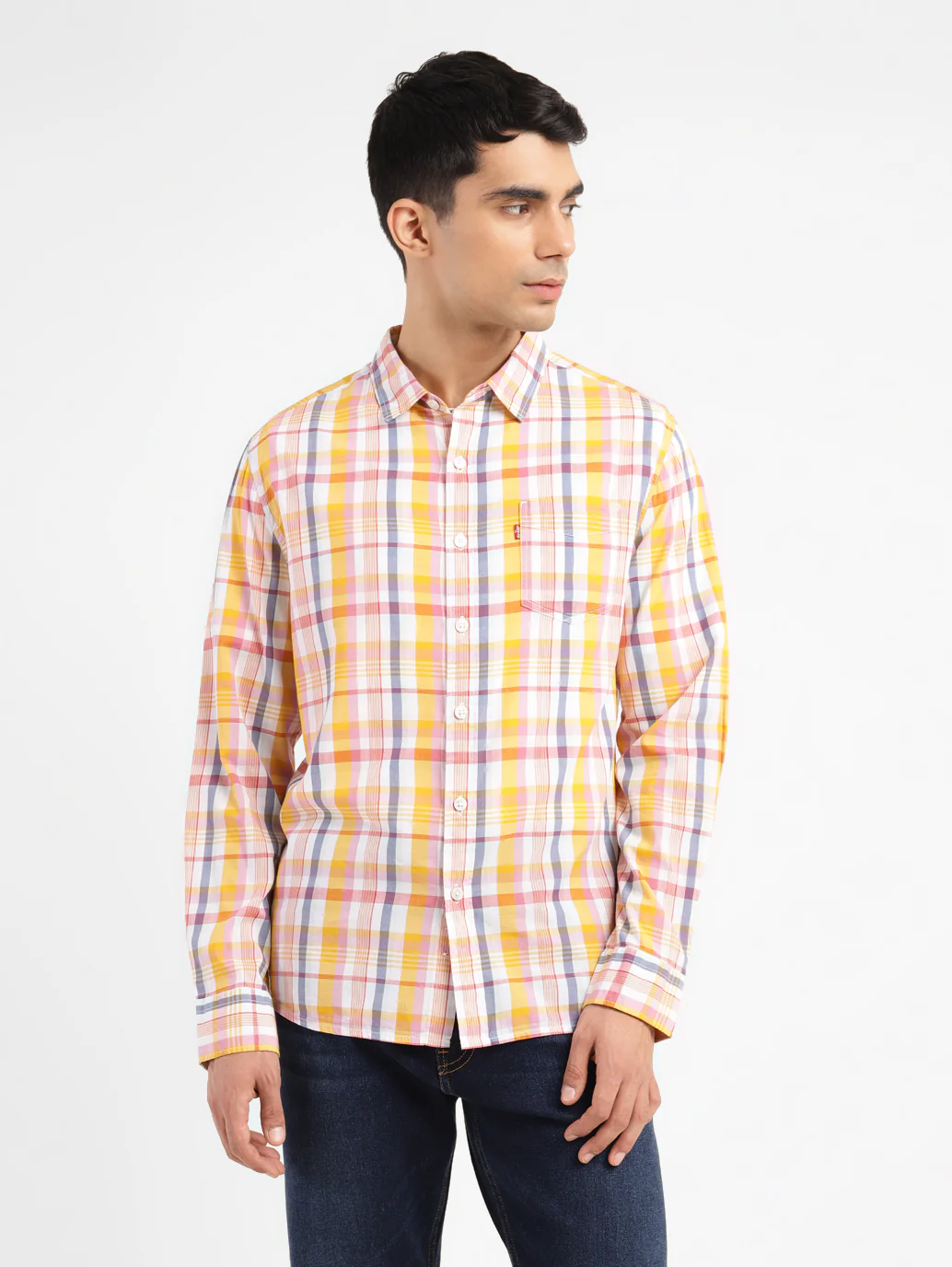 Men's Checkered Slim Fit Shirt - Image 2