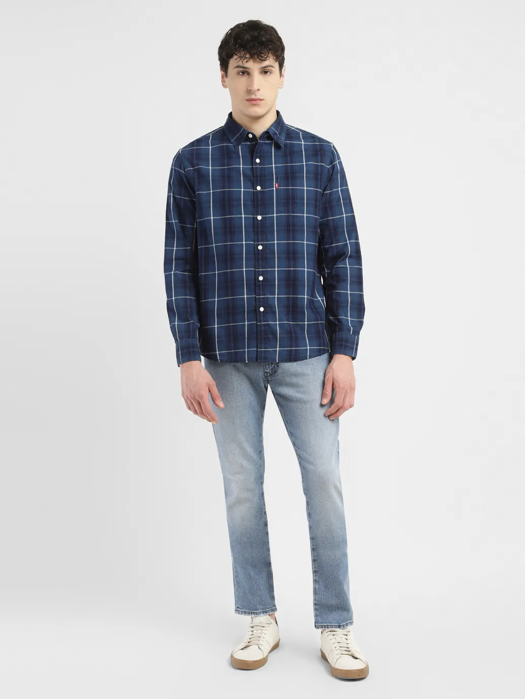 Men's Checkered Slim Fit Shirt - Image 6