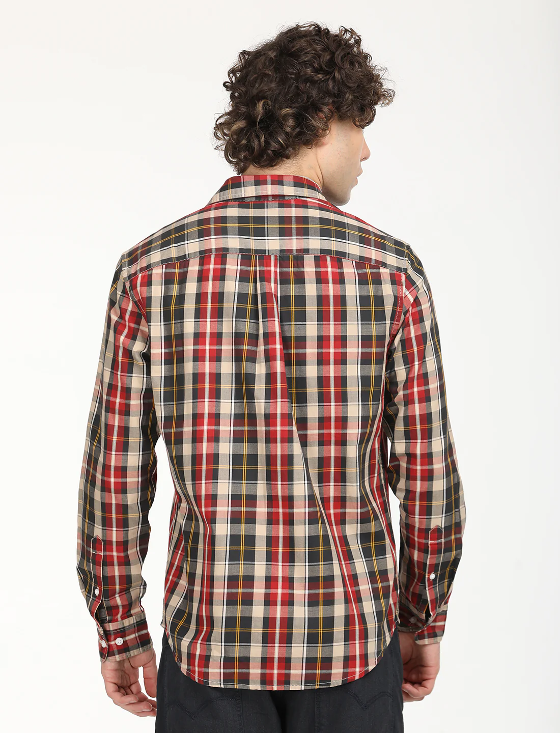 Men's Checkered Slim Fit Shirt - Image 5