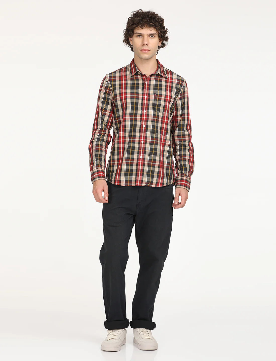 Men's Checkered Slim Fit Shirt - Image 6