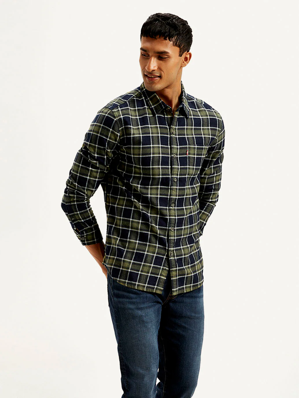 Men's Checkered Slim Fit Shirt - Image 5