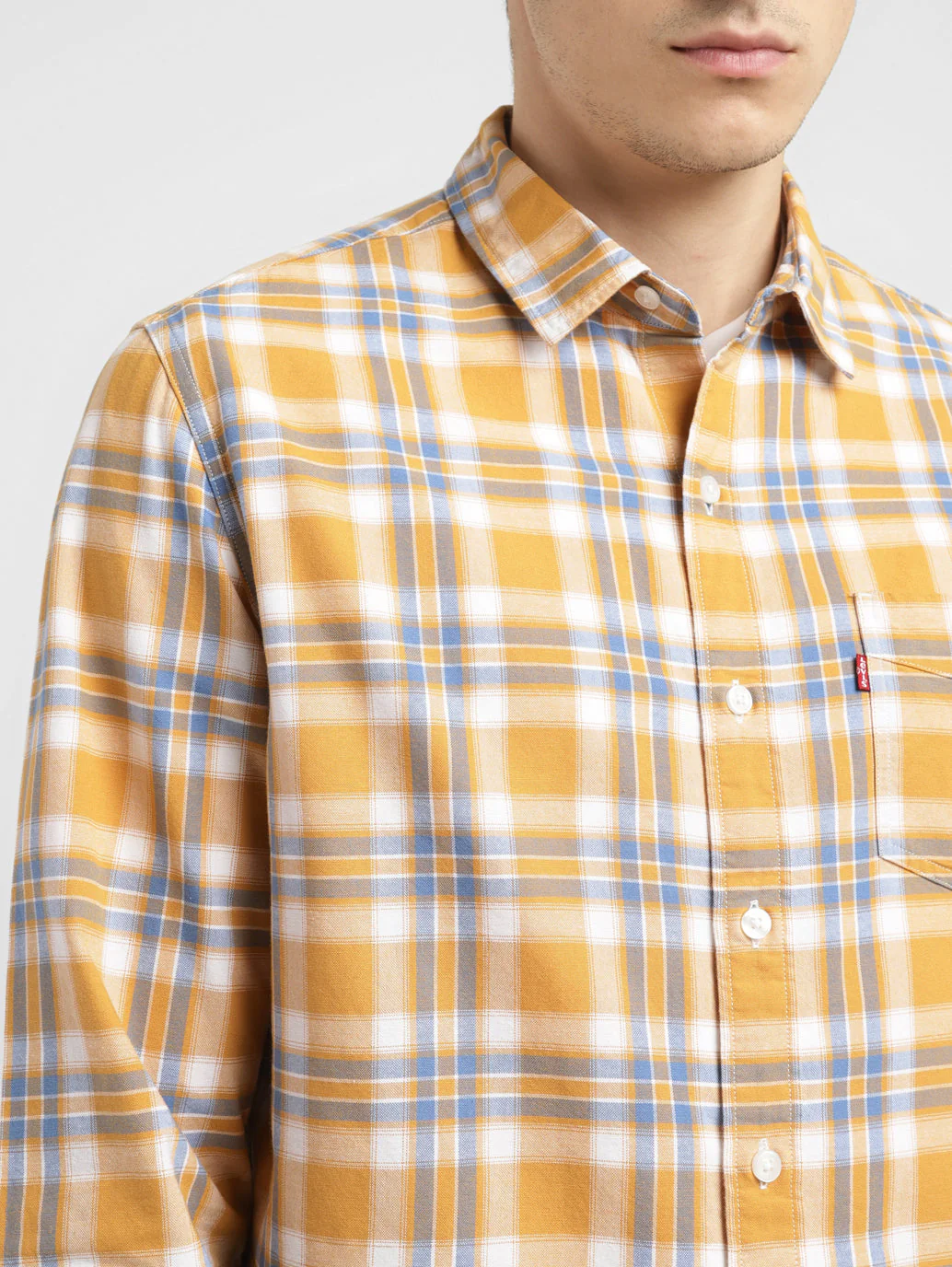 Men's Checkered Slim Fit Shirt - Image 4