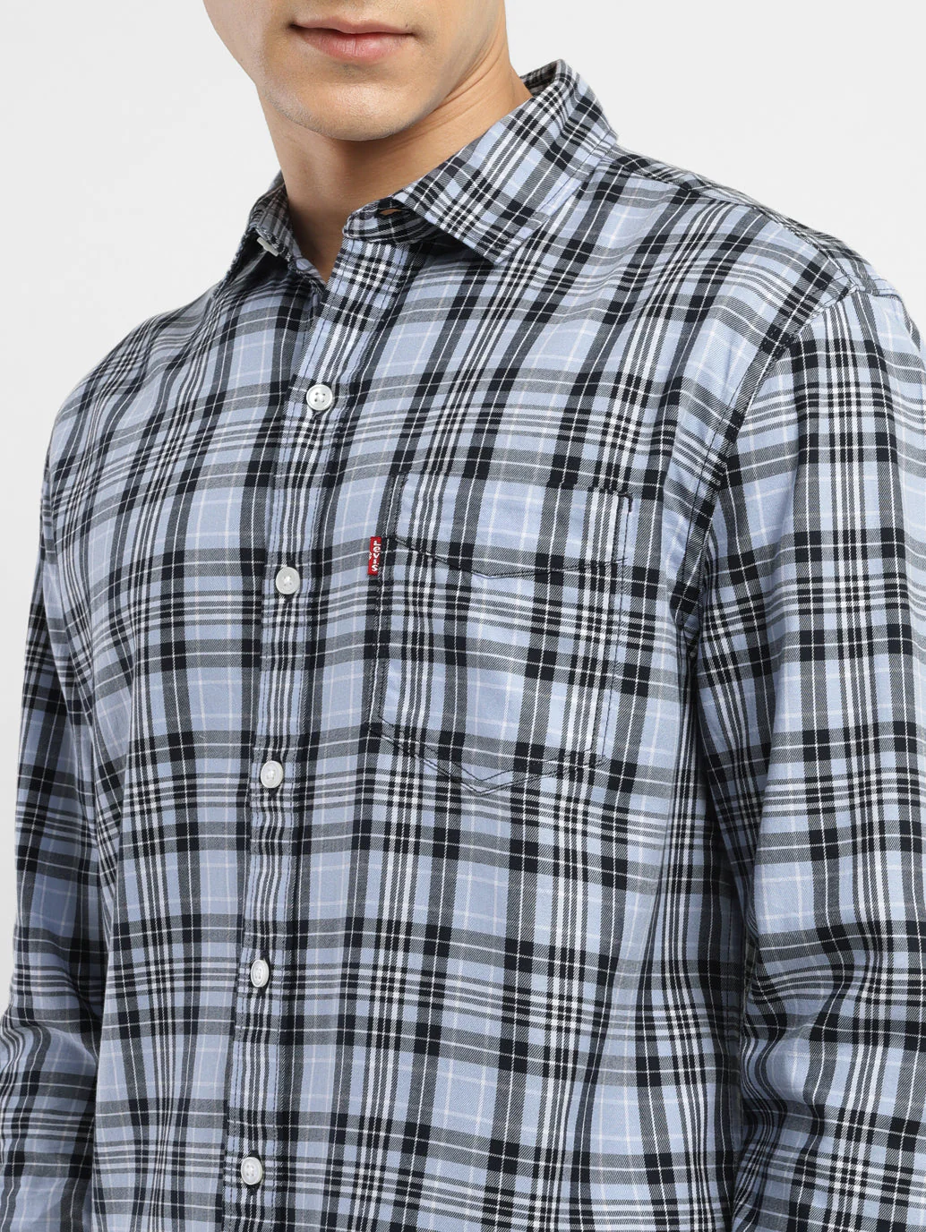 Men's Checkered Slim Fit Shirt - Image 5