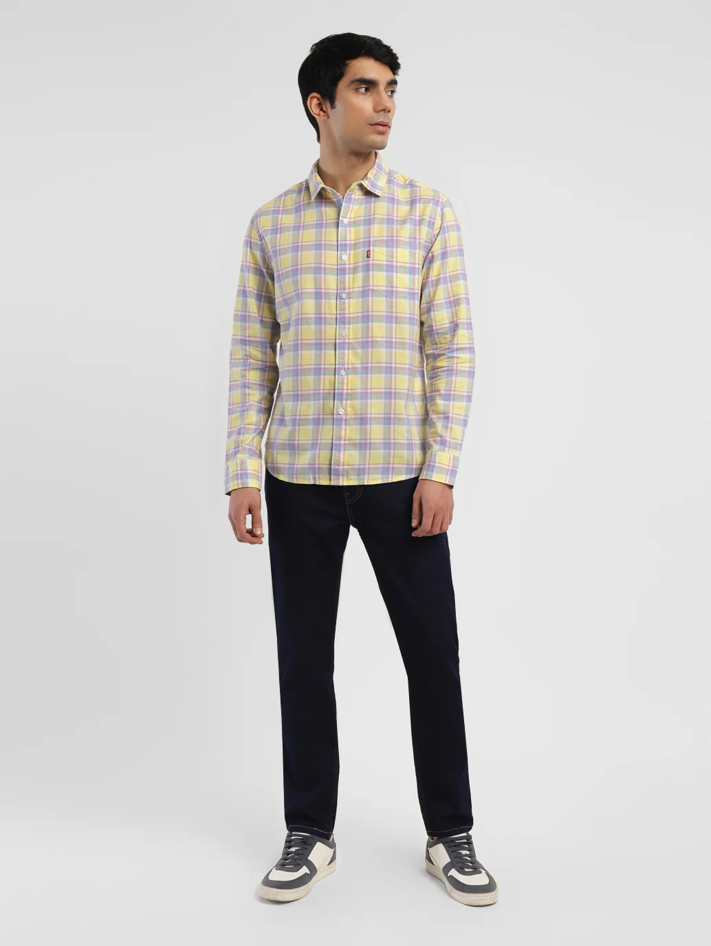 Men's Checkered Slim Fit Shirt - Image 6