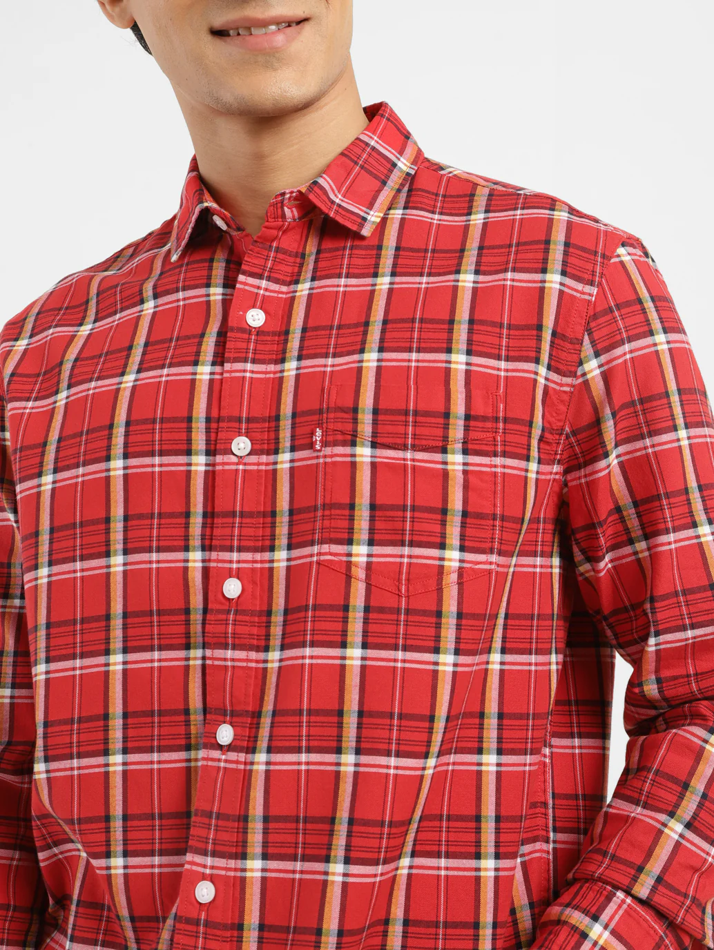 Men's Checkered Slim Fit Shirt - Image 4