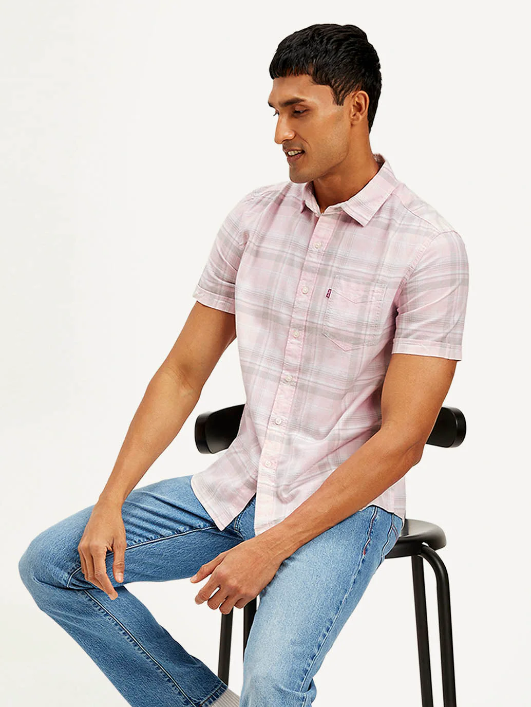 Men's Checkered Slim Fit Shirt