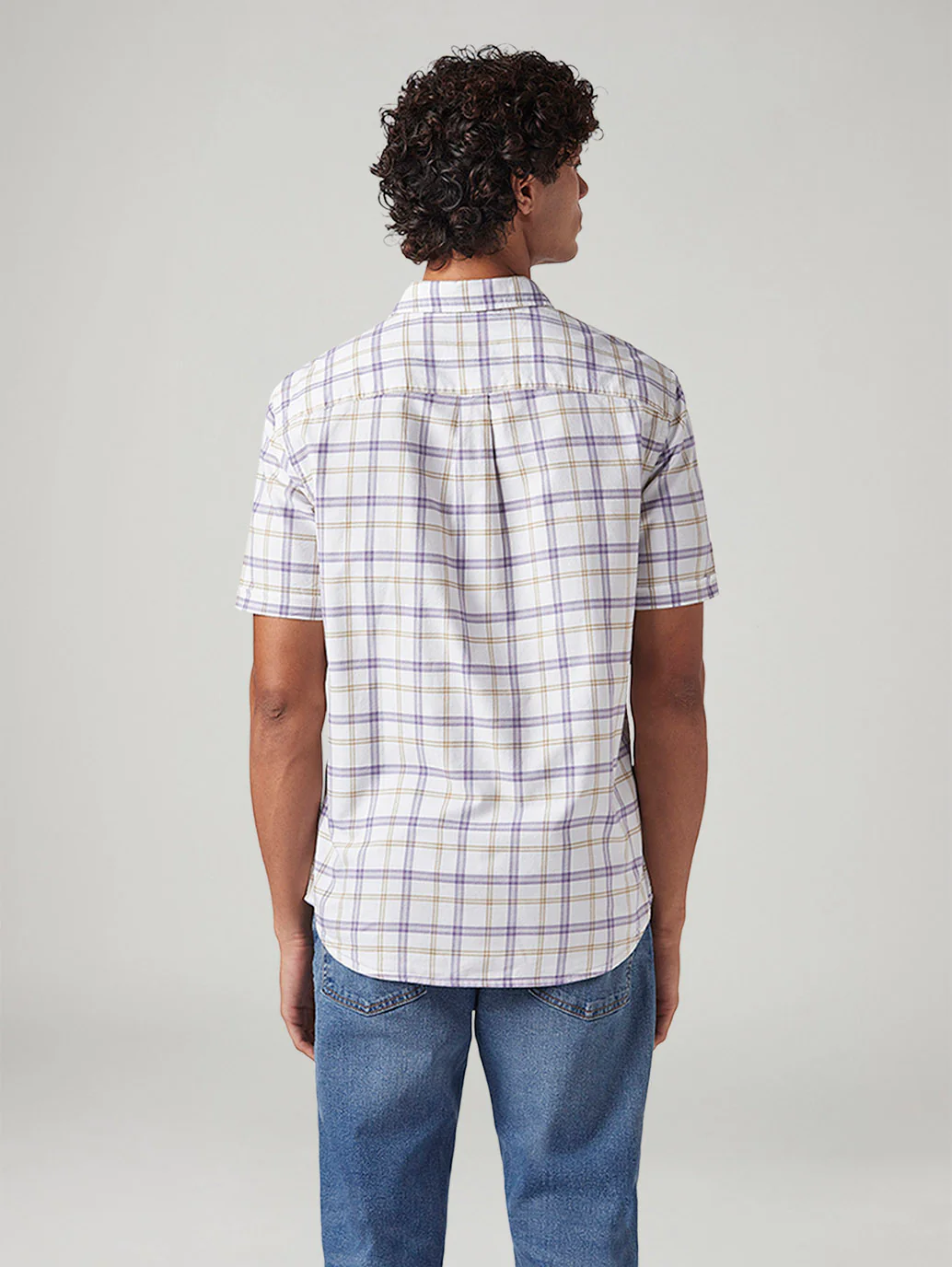 Men's Checkered Slim Fit Shirt - Image 3