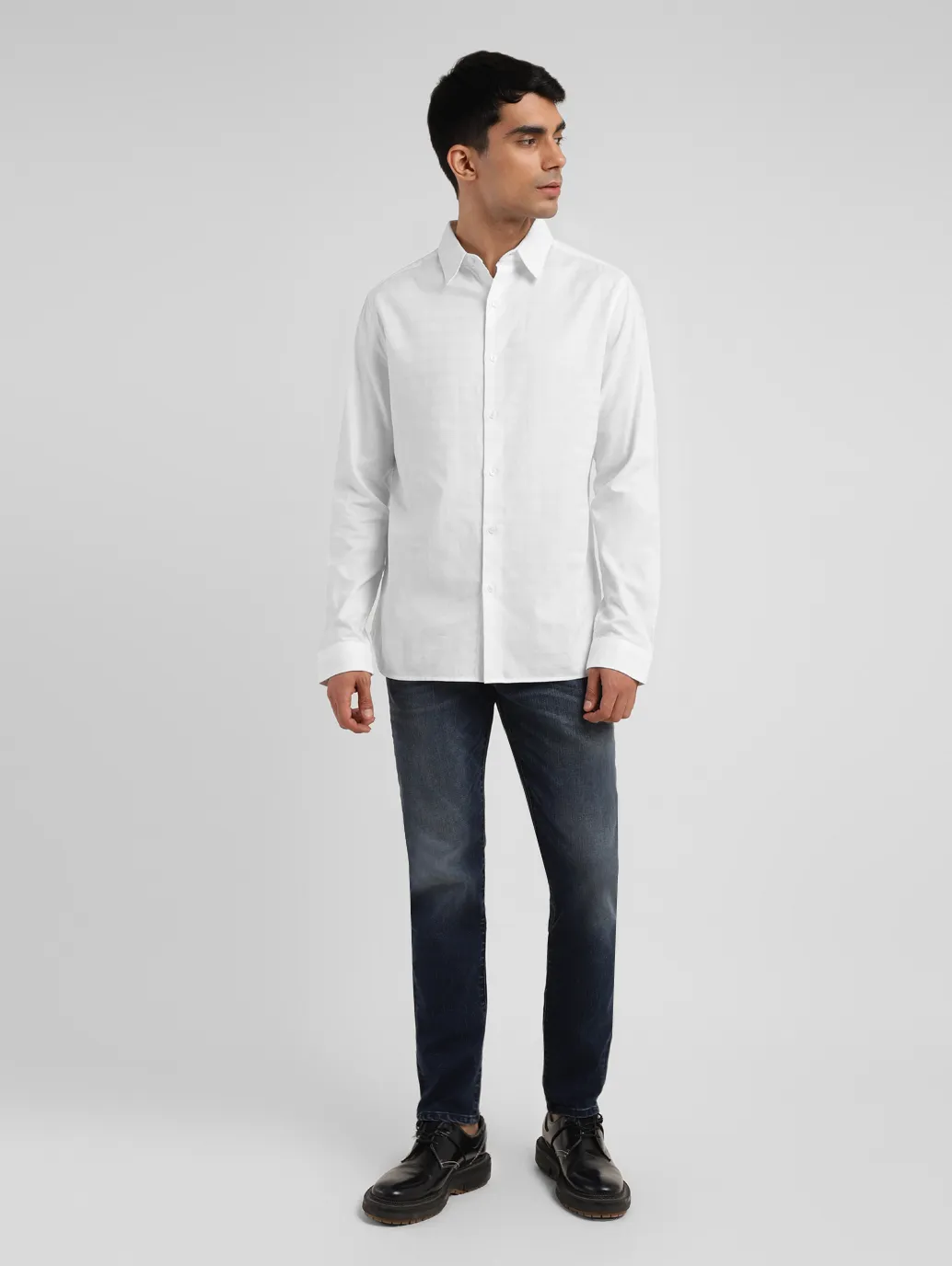 Men's Redloop Checkered Slim Fit Shirt