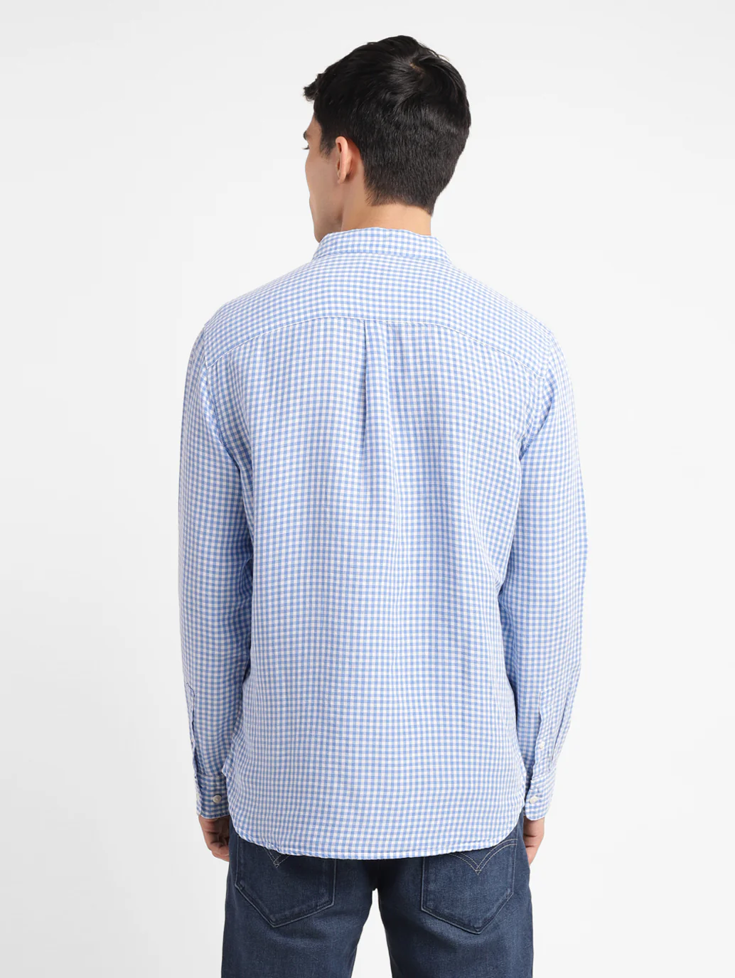 Men's Checkered Slim Fit Shirt - Image 3