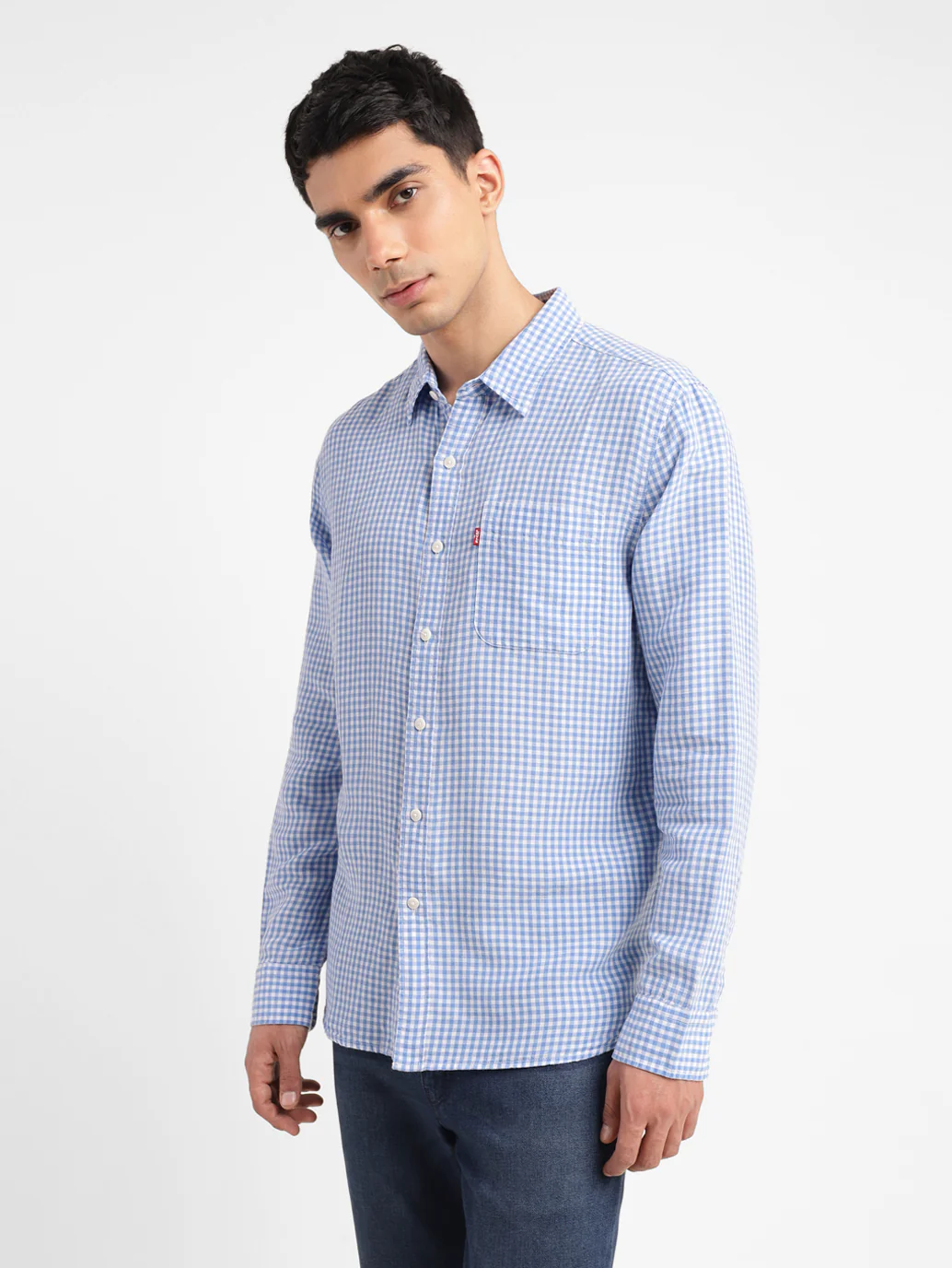 Men's Checkered Slim Fit Shirt - Image 4