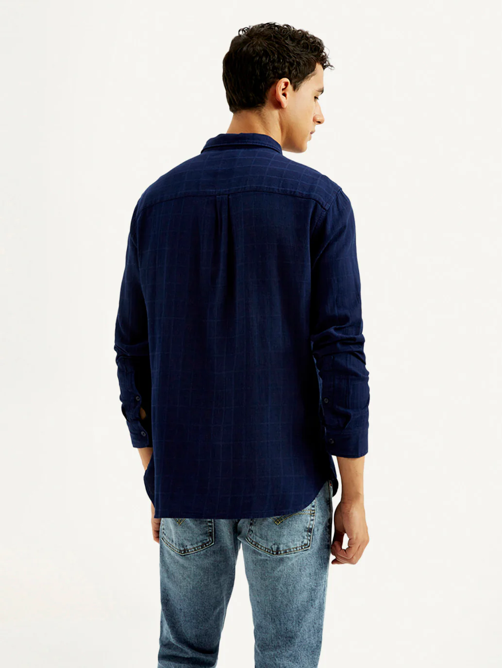 Men's Checkered Slim Fit Shirt - Image 3