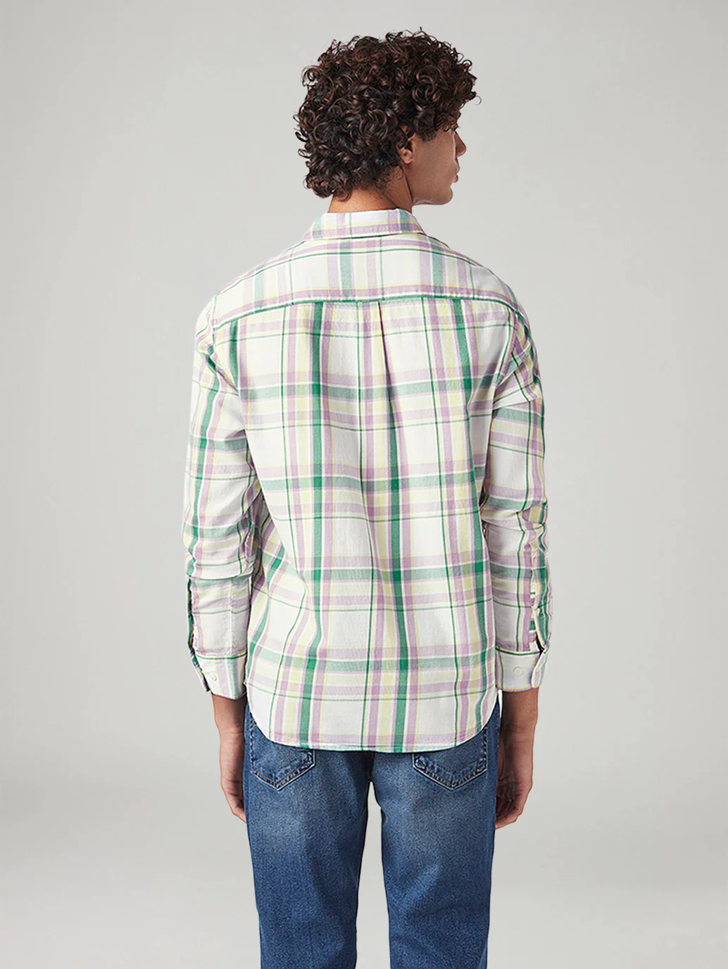 Men's Checkered Slim Fit Shirt - Image 3
