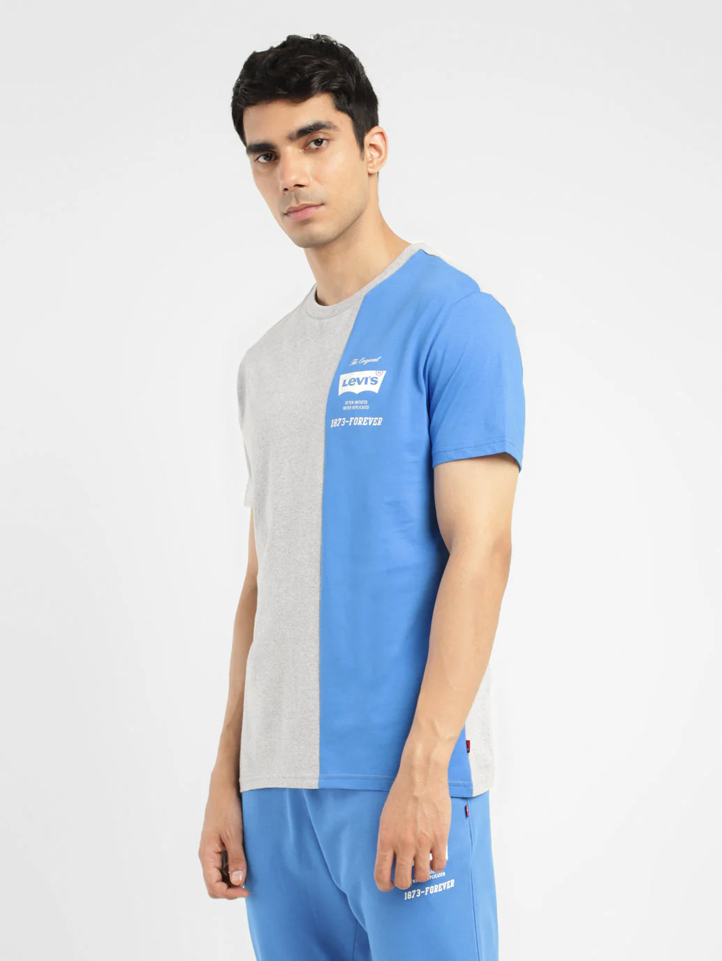 Men's Colorblock Crew Neck T-shirt - Image 4
