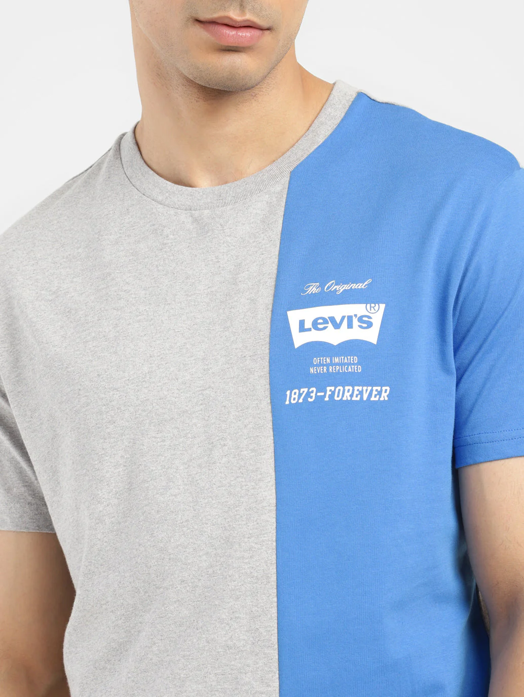 Men's Colorblock Crew Neck T-shirt - Image 5