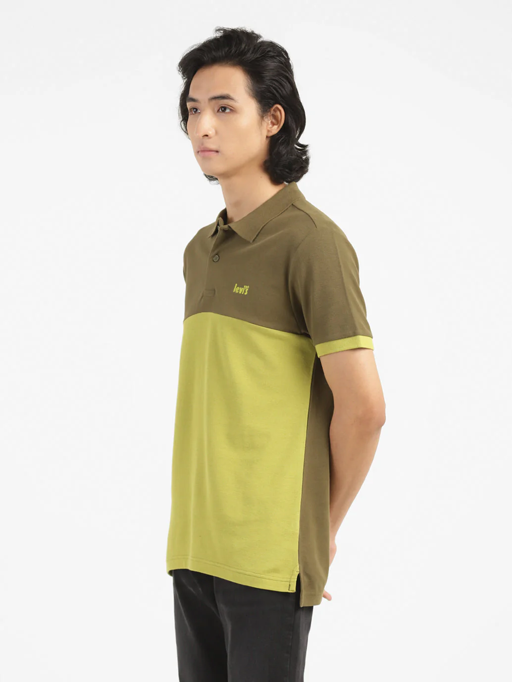 Men's Colorblock Polo T-shirt - Image 4