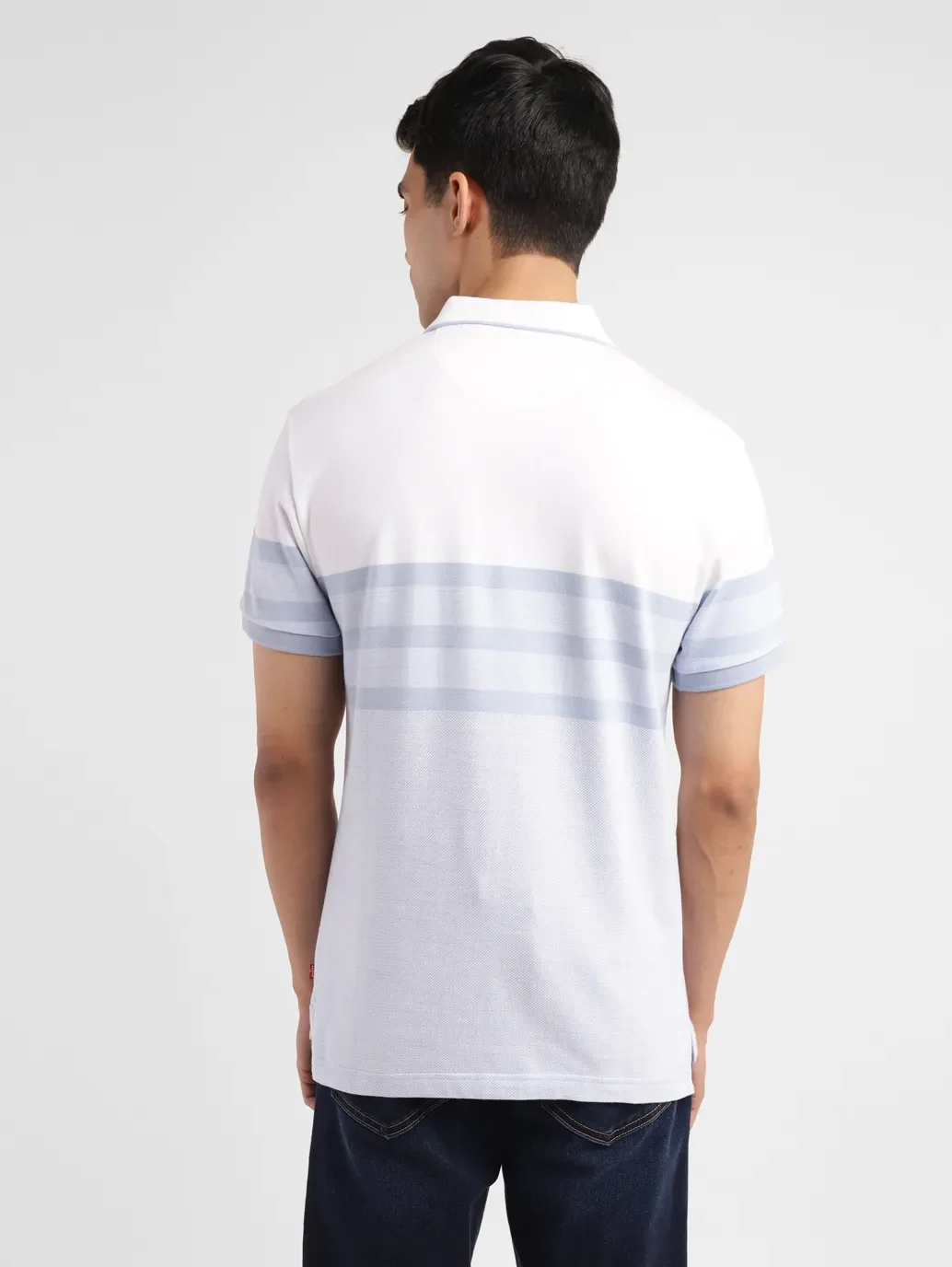 Men's Colorblock Slim Fit Polo T-shirt - Image 3