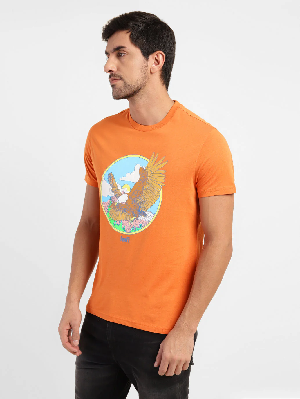 Men's Graphic Print Slim Fit T-shirt - Image 4